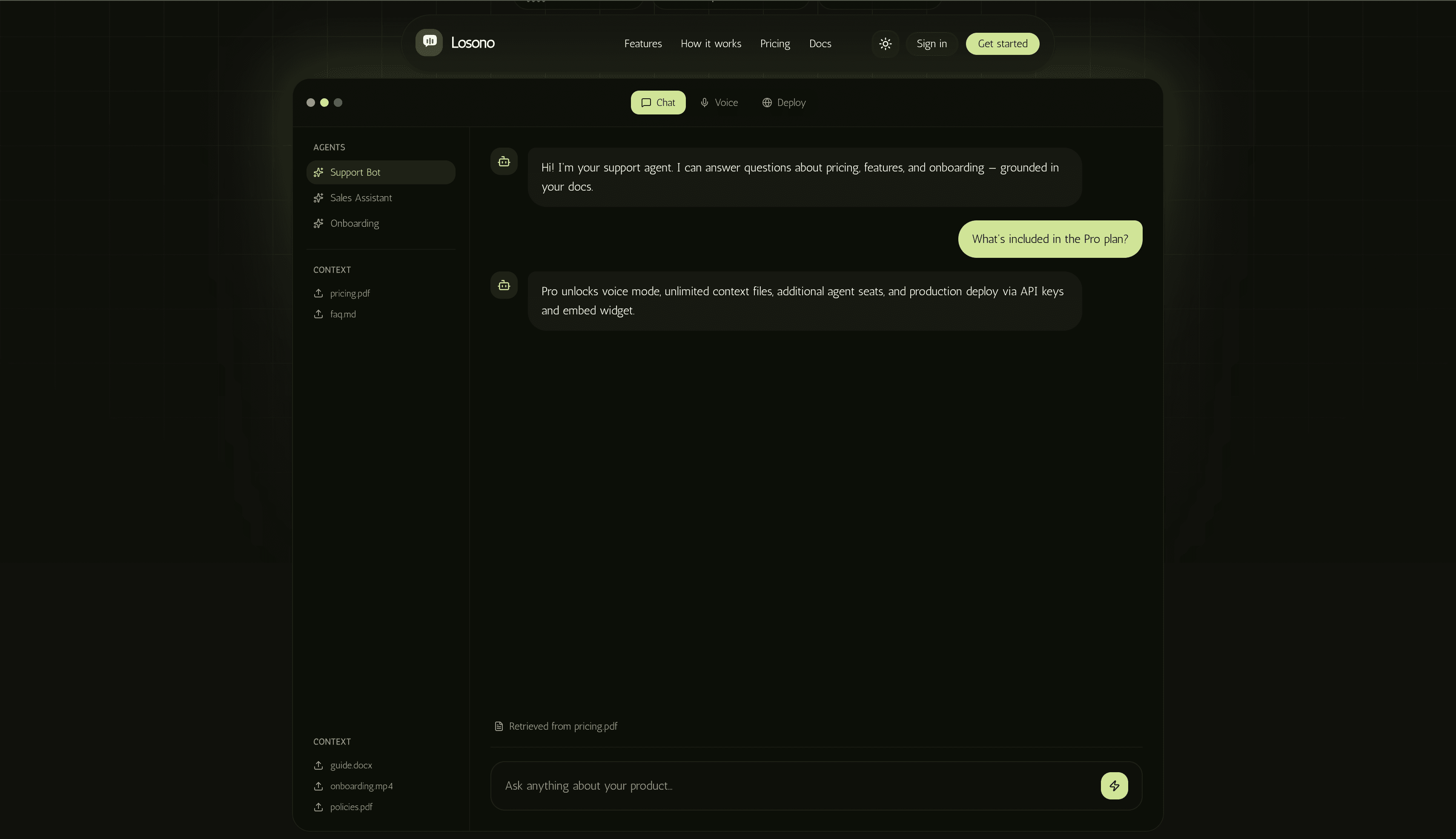 Losono screenshot