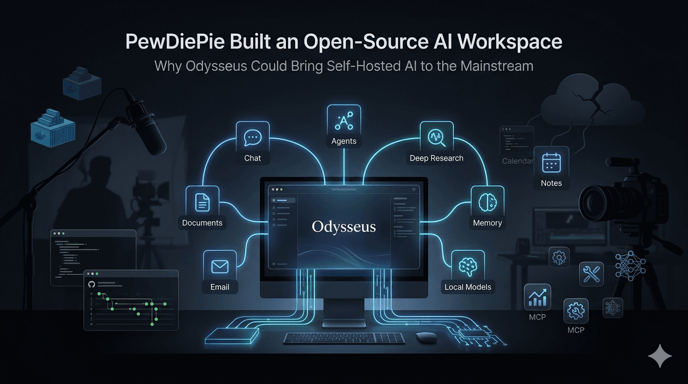 PewDiePie Just Built an Open-Source AI Workspace. And That's a Bigger Deal Than You Think.