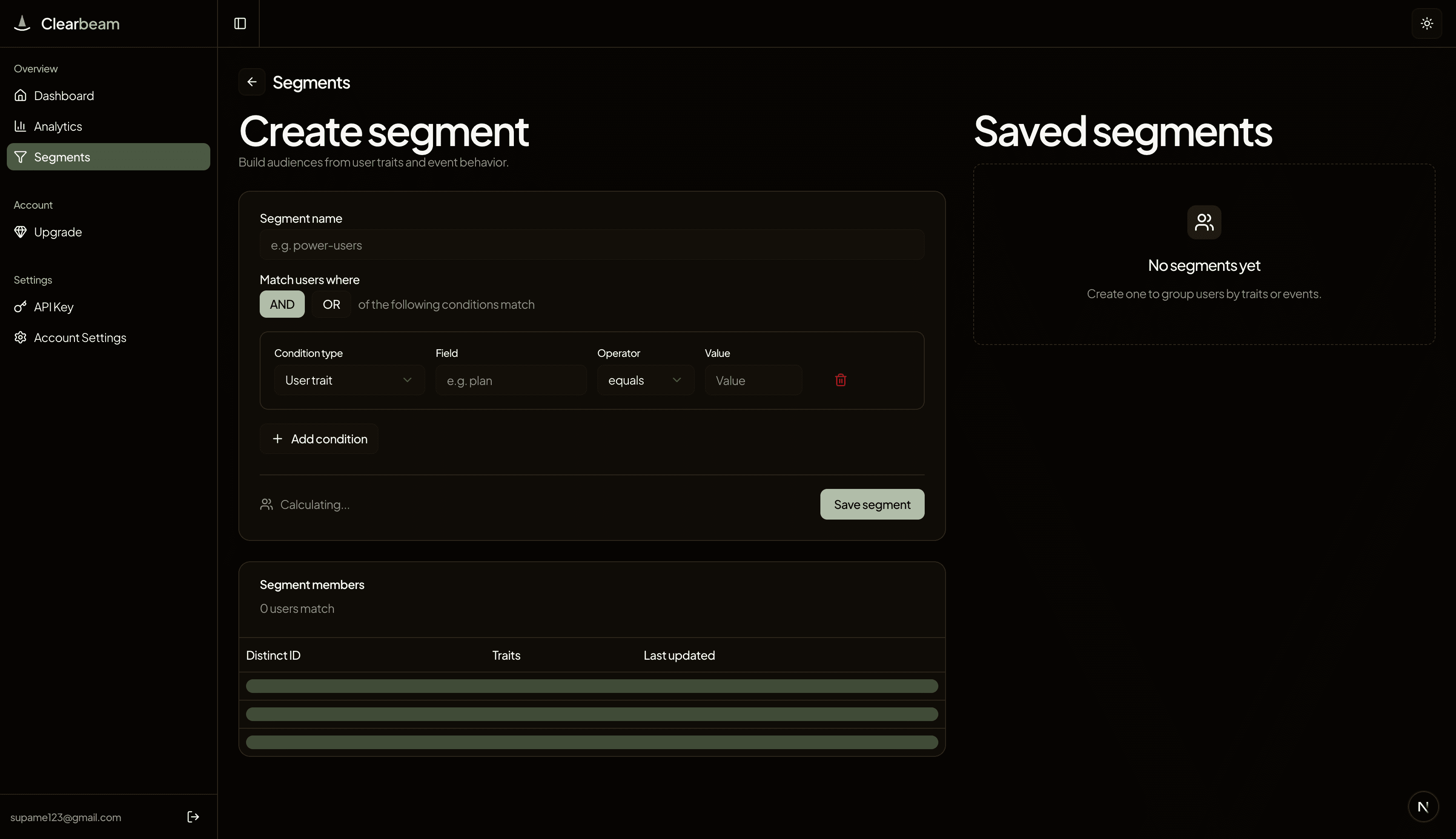 Clearbeam screenshot